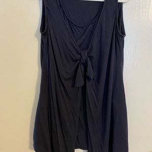 Nursing tank navy blue